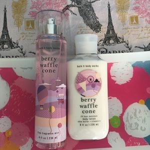 Bath & Body Works Berry Waffle Cone Set